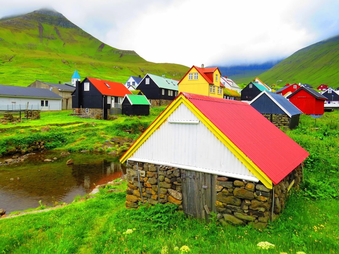 danish village morning