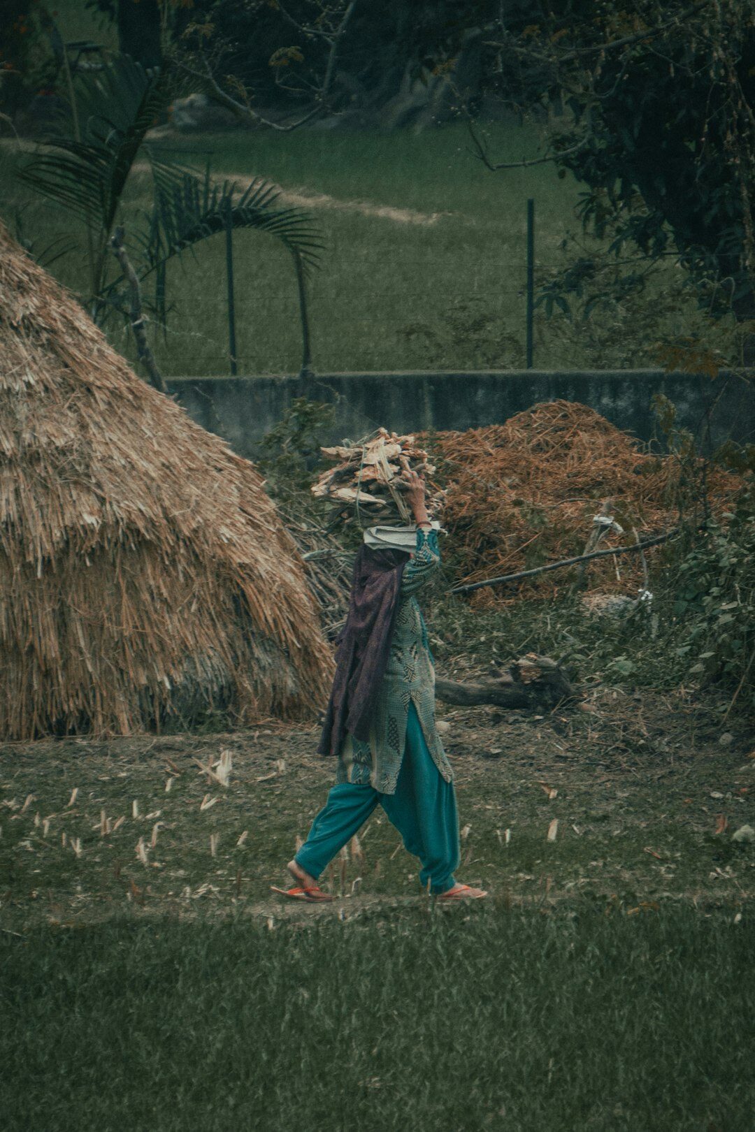 young person in village