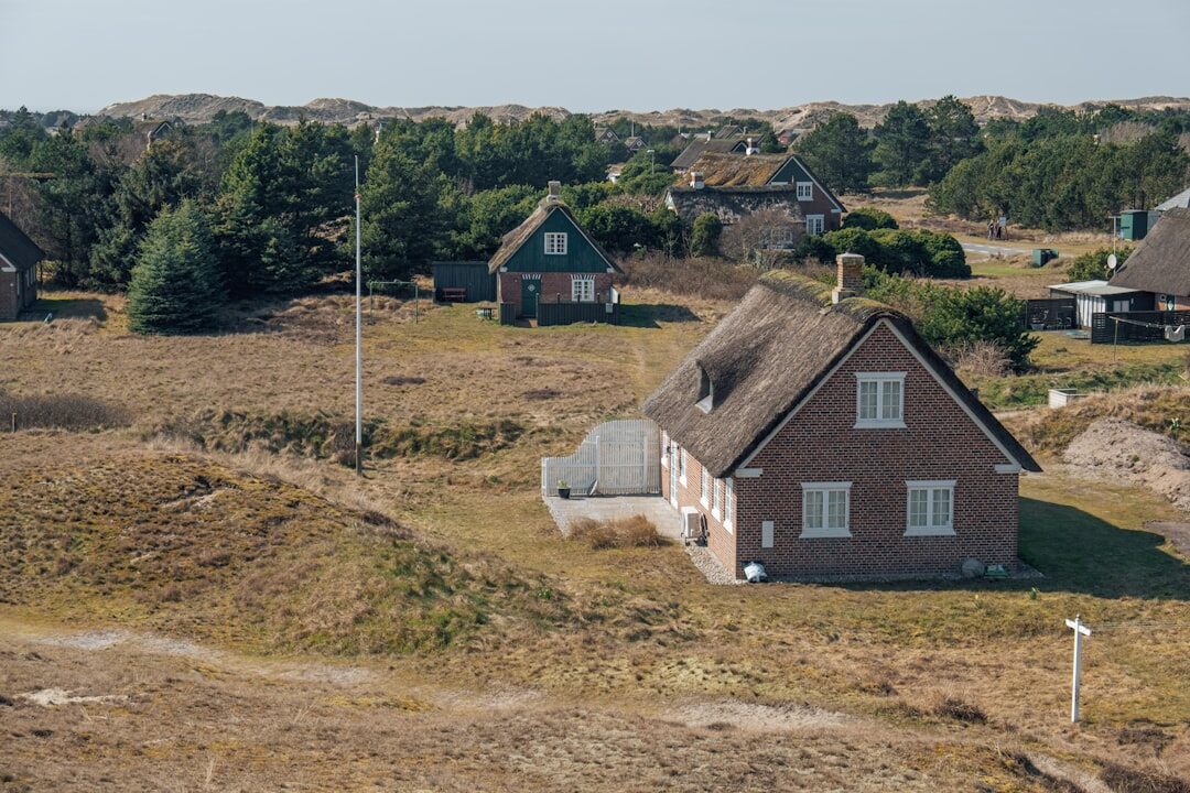 elderly woman in danish village