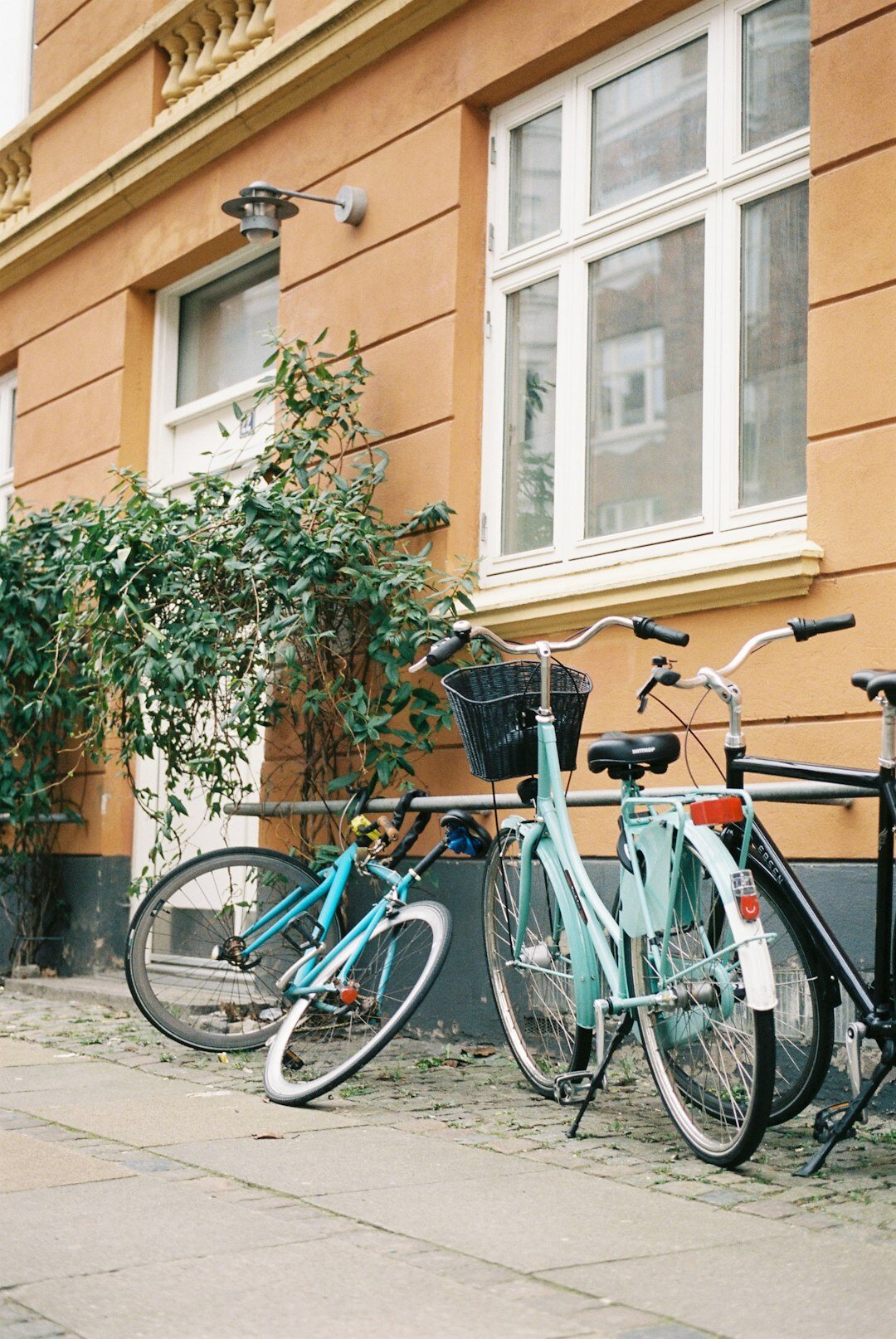 Street scene in the Vesterbro neighborhood of Copenhagen